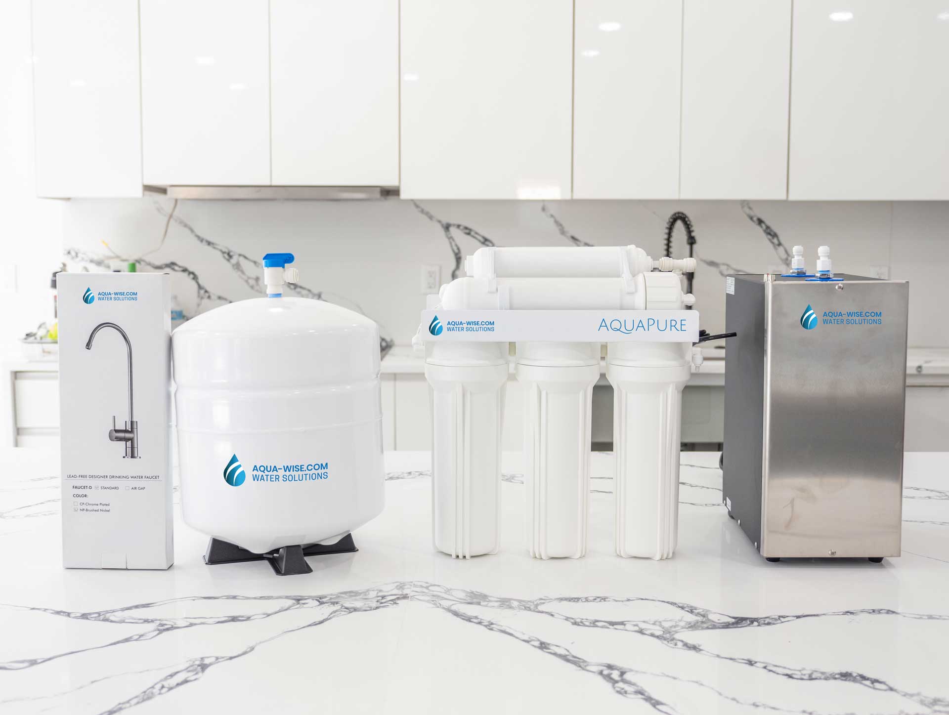 HydroClear reverse osmosis drinking water filtration system by Aqua-Wise